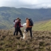 Walking with views of the Aran ridge